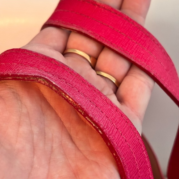 FURLA Hot Pink Sally Asymmetrical Medium Size Tote Bag - Picture 4 of 16